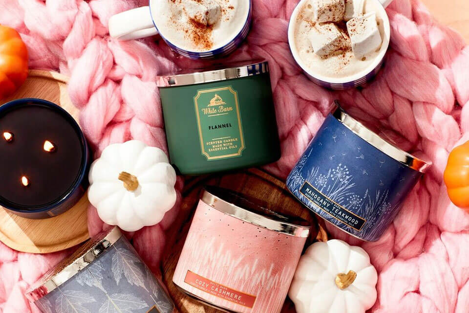 Candles from Bath & Body Works